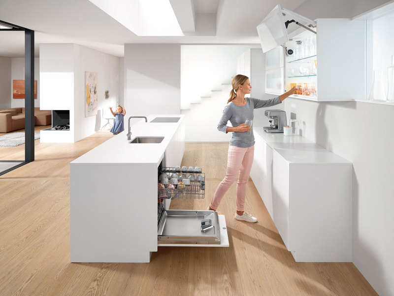 custom kitchen cabinets with aventos hl